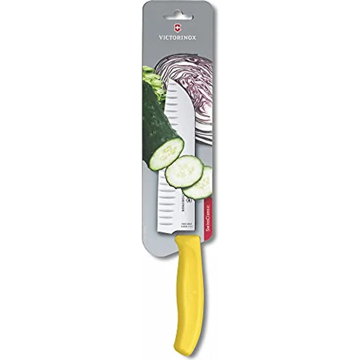 Victorinox Swiss Classic Santokumesser 17cm gelb – Bild 7