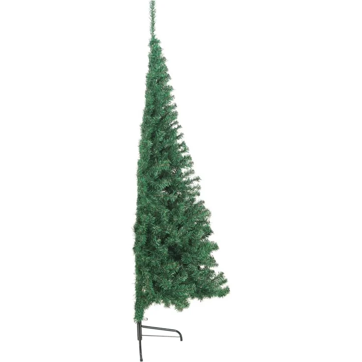 vidaXL Künstlicher Halb-Weihnachtsbaum mit Ständer Grün 180 cm PVC 321032 – Bild 4