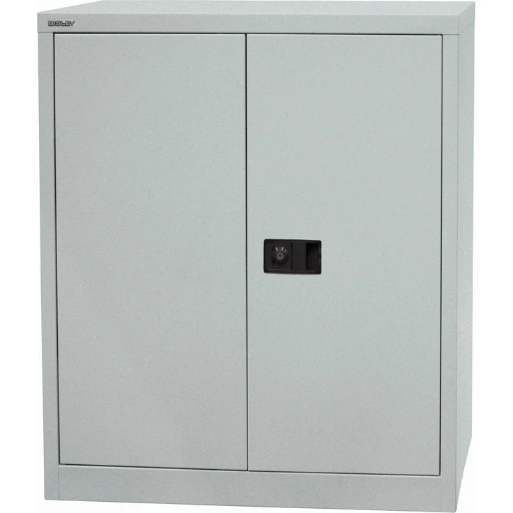 Bisley 'Universal' Flügeltürenschrank, Silber, 100 x 40 x 91,4 cm, 1 Fachboden – Bild 2