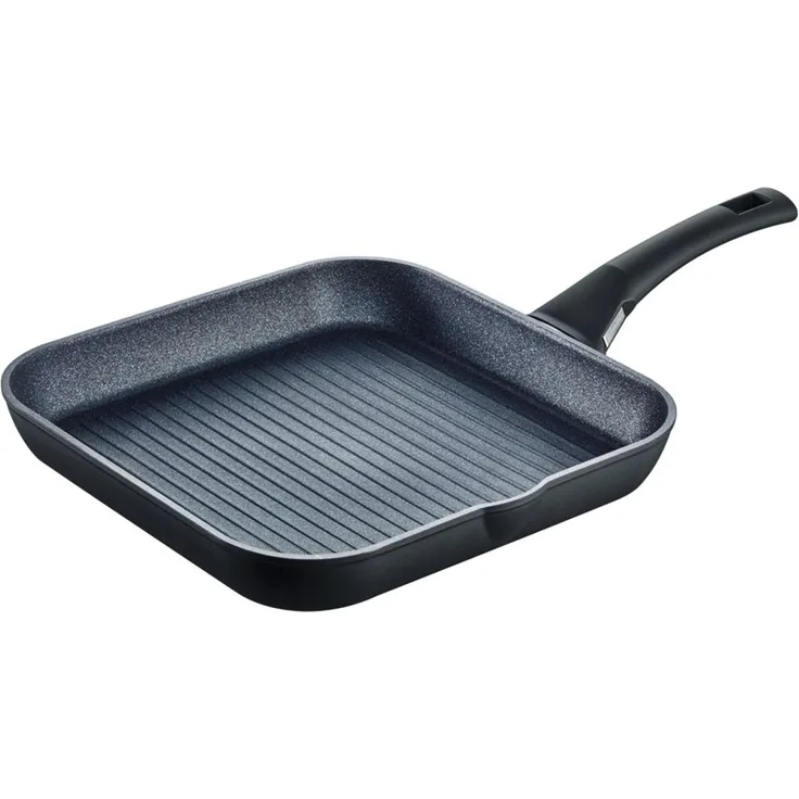 Berndes Balance Induction Enduro Grillpfanne, Pfanne, Grillen, Antihaftversiegelung, Aluminium, 28 cm, 0009881428
