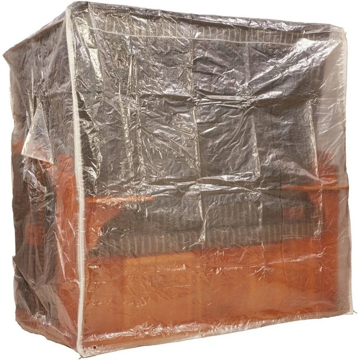 intergrill Strandkorb-Schutzhülle Strandkorb Schutzhülle 155x150x85cm Transparent – Bild 3