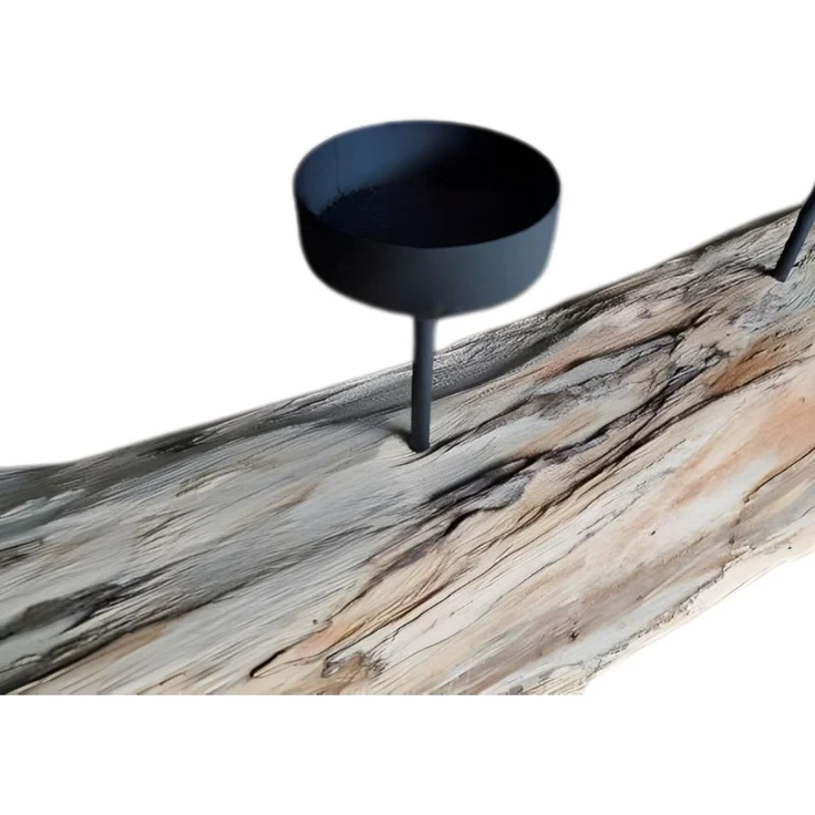 Natürlicher Kerzenhalter BRANCH 70cm Teakholz Advent Kerzen Tischdeko Kerzenständer – Bild 6