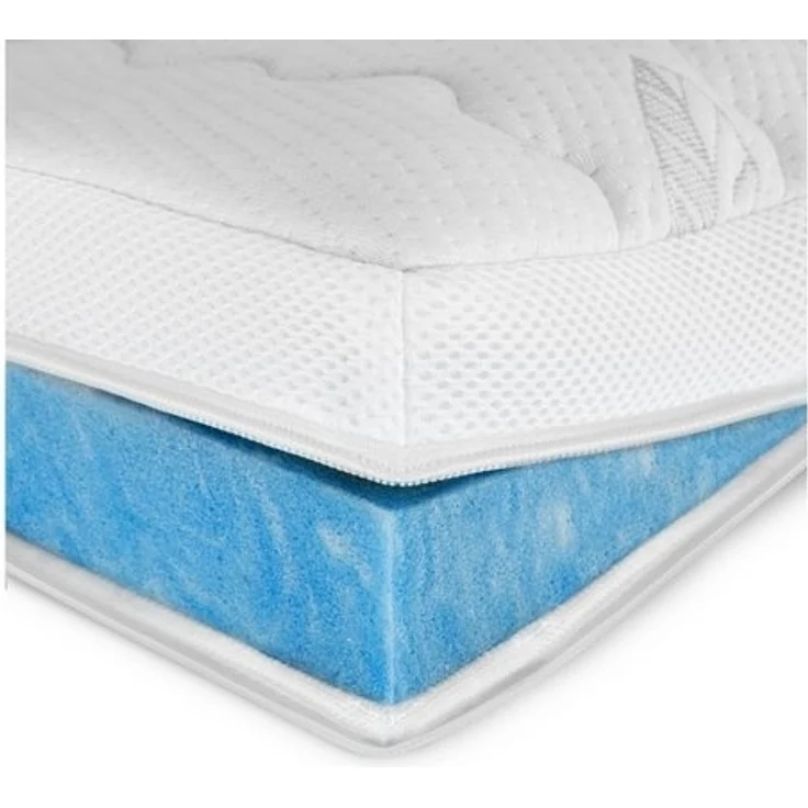 AM Qualitätsmatratzen, Topper Gelschaum-Topper in Premiumhöhe, Memory Foam Topper für Boxspringbett, 8 cm hoch, Premium Plus Gelschaum (8cm), 80x200 cm – Bild 4