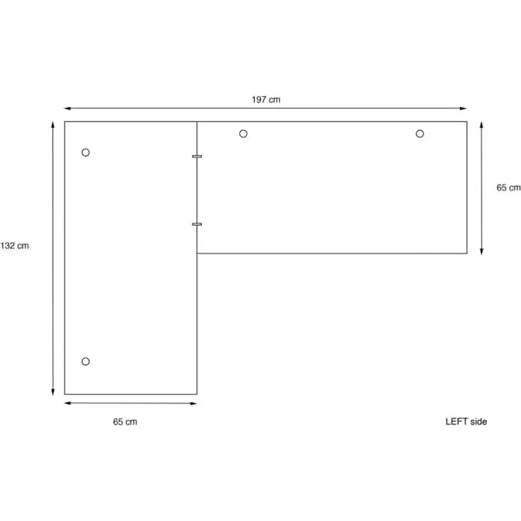 SyberDesk Gaming Pro LED Eckschreibtisch 197 x 132 cm mit LED großer Computer-Schreibtisch, Gaming tisch, USB HUB, (links, Weiß) – Bild 4