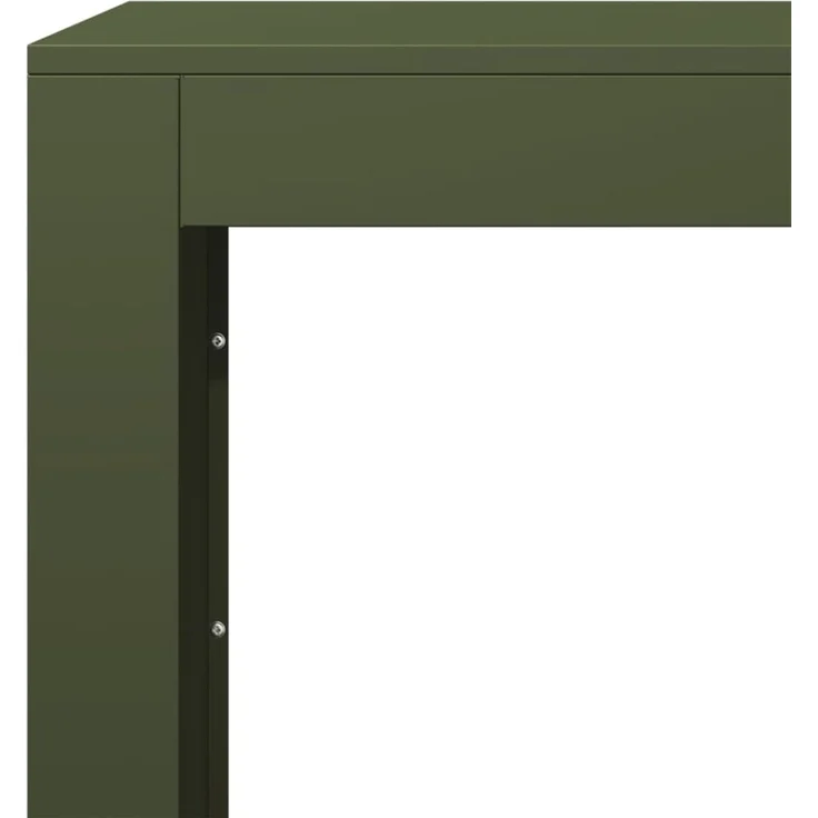 vidaXL Brennholzregal Grün 100x40x80 cm Stahl 850978 – Bild 6