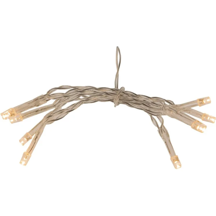 Idena LED Lichterkette 10 LED warmweiß 6h Timer 1m Innen – Bild 4