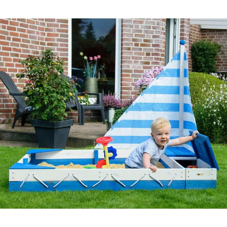 dobar Sandkastenschiff Maritime Blau und Weiß 446252 – Bild 3