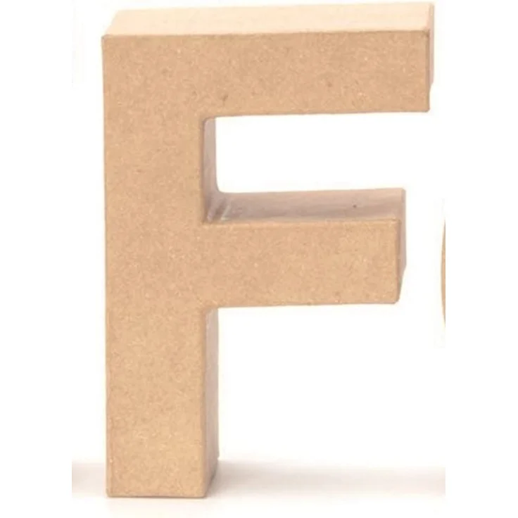 Glorex Papp-Buchstabe F 17,5 x 5,5 cm