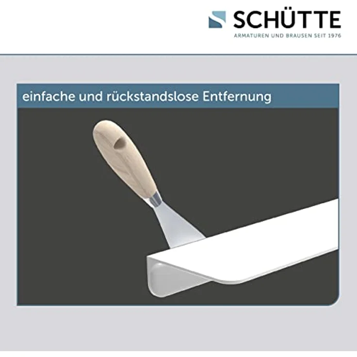 Schütte Duschablage, Weiß, zum Kleben – Bild 7