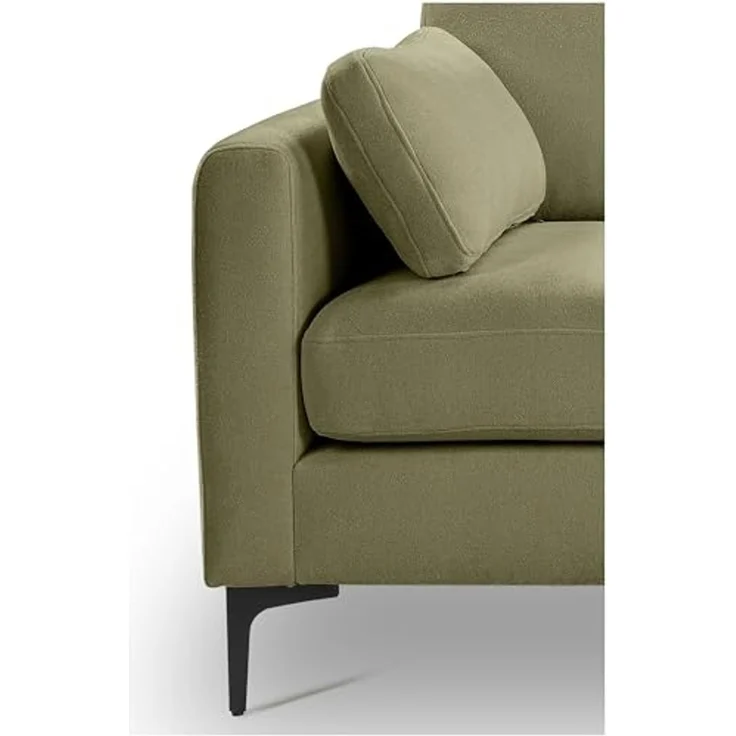 Sofa 3,5 Sitzer B/H/T: 225 x 92 x 97 cm in Grün – Bild 5