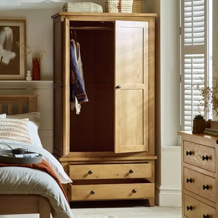 Julian Bowen Marlborough Kombinations-Kleiderschrank, Eiche – Bild 4