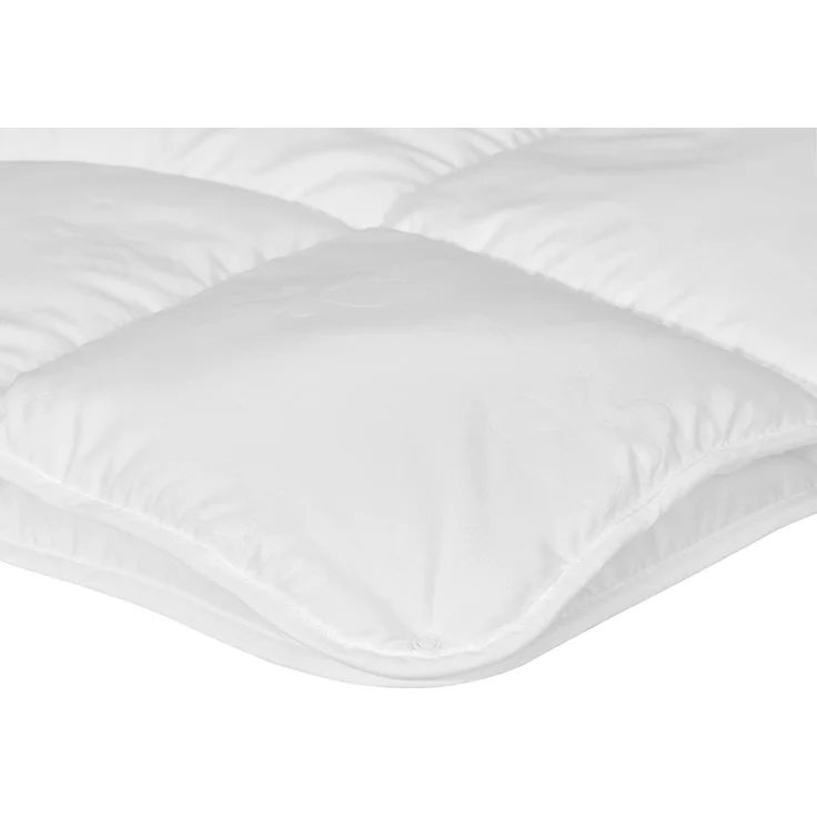 Irisette 4-Jahreszeitendecke Steppbett Lara, aus edlem Baumwolle-Feinperkal, 95 Grad waschbar, inkl. Aufbewahrungstasche, 135x200 cm, weiß – Bild 5