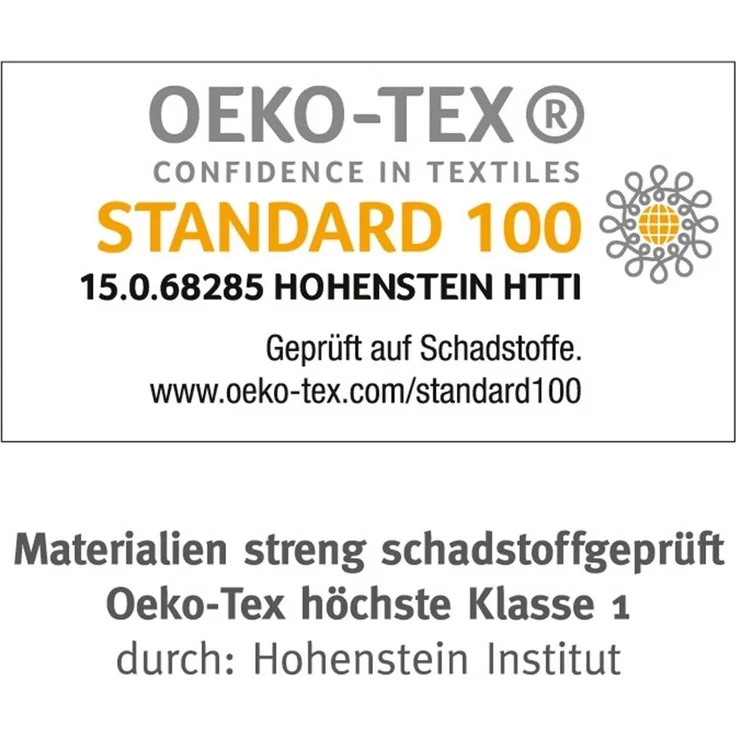 Paradies Kopfkissen SINFONIE BIO SOFTY, 80 x 80 cm, Füllung: Textilfaser, Bezug: Bio Baumwolle, Bauchschläfer, Rückenschläfer, Seitenschläfer – Bild 3