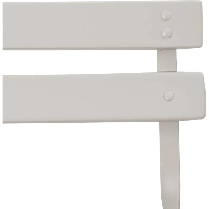 vidaXL Gartenklappstuhl 2 pcs Beige 42 x 46 x 82cm Metall 42002959 – Bild 8