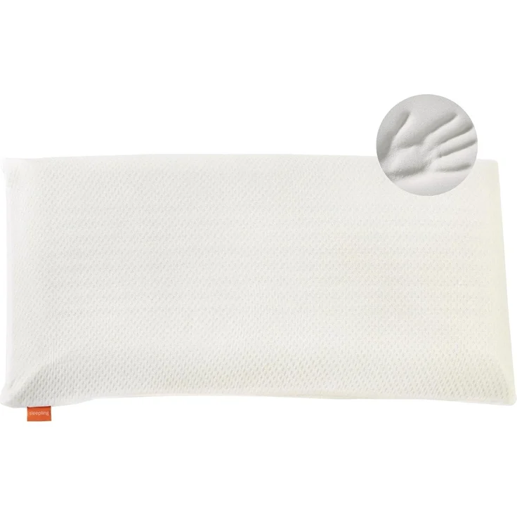 sleepling Kopfkissen orthopädisches Nackenstützkissen, Bezug: Polyester, Rückenschläfer, Seitenschläfer, viscoelastisches Kopfkissen, Memory Foam, waschbar, ÖKOTEX, 40 x 80 cm – Bild 1
