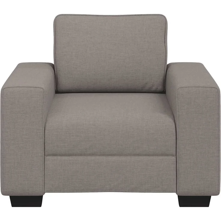 vidaXL Sessel Taupe 100x77x82 cm Stoff 4105152 – Bild 3