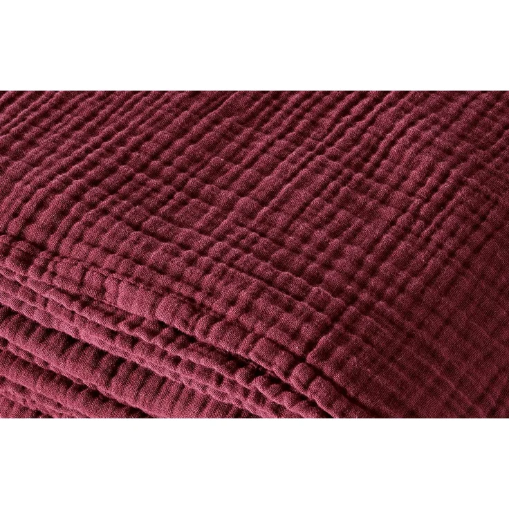 Wohndecke HEVIN, Musselin, 100% Baumwolle, Topseller!, LeGer Home by Lena Gercke, Tagesdecke im Baumwoll-Crinkle-Effekt, Musselin, leichte Kuscheldecke – Bild 4