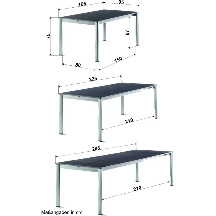 Sieger mit Vivodur® Dekorplatte, Aluminium x x cm, Graphit, 75 x 285 x 95 cm – Bild 17