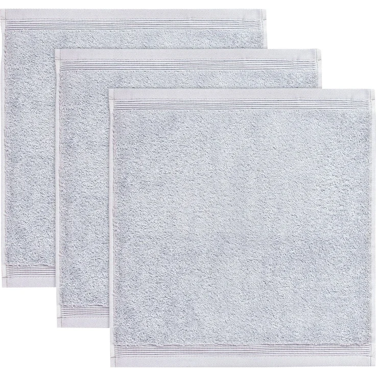 Möve Seiftuch Superwuschel, (Set, 3-St), Seiftuch Set mit Bordüre, 100% Premium Cotton Baumwolle, weich – Bild 1