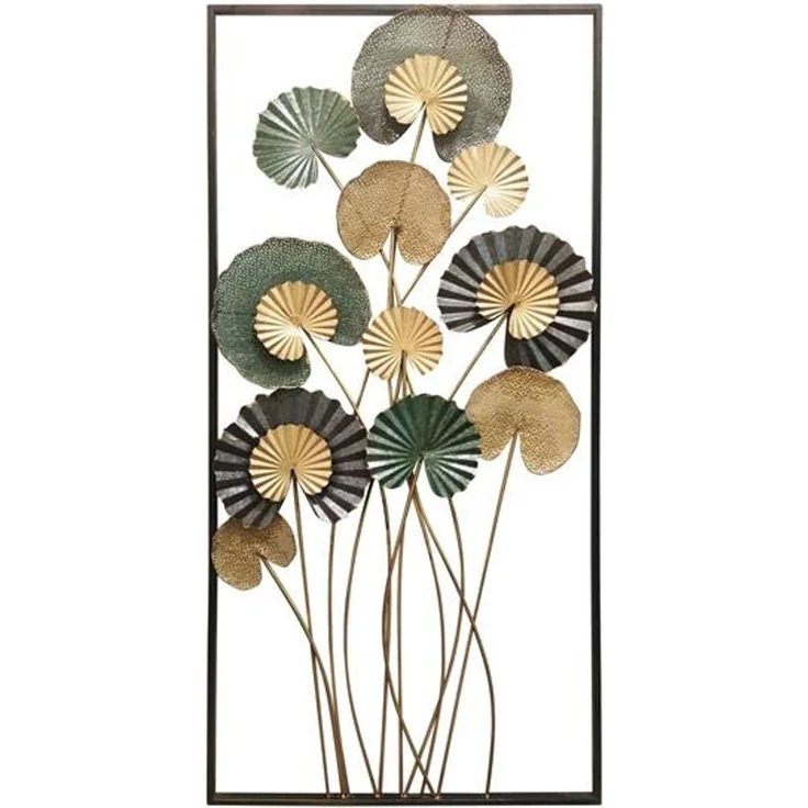 Dekoleidenschaft Metallbild 3D Wandbild "Blätter" oder "Gingko" aus Metall, verschiedene Modelle, Blätter, Wanddeko, Wandschmuck, Bild für Wohnzimmer, Flur, Schlafzimmer – Bild 6