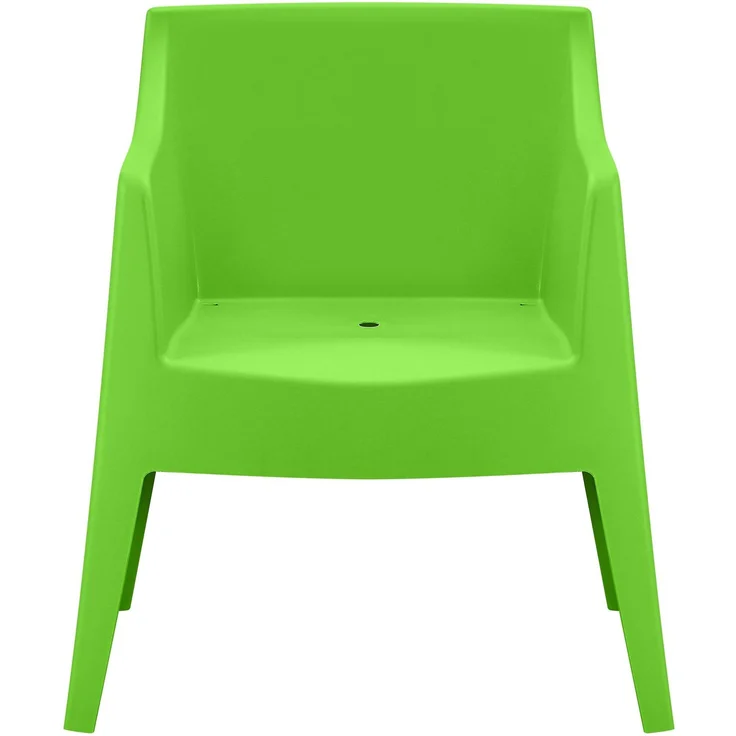 CLP 6er Set Gartenstühle Bartal stapelbar wetterfest UV-beständig bis 150 kg,grün – Bild 4