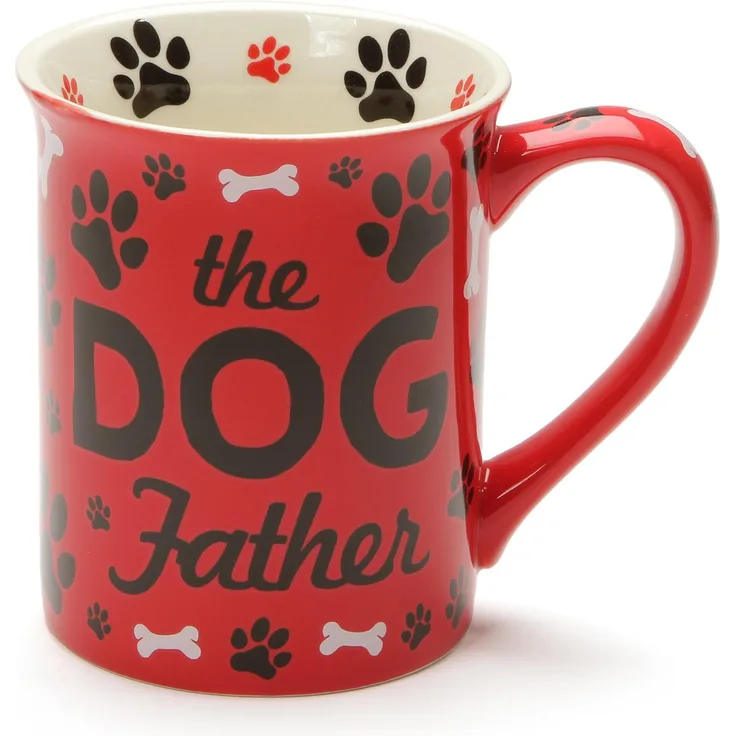 Enesco 6001229 Our Name Is Mud Tasse aus Steingut, 473 ml, Rot