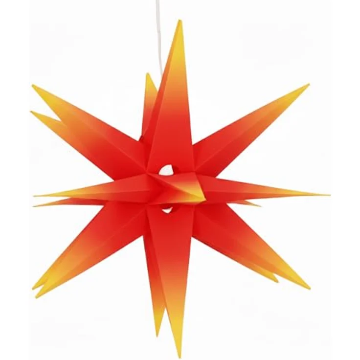 Guru-Shop LED-Stern für außen 3D Außenstern Kaspar, Weihnachtsstern,., Leuchtmittel inklusive – Bild 5