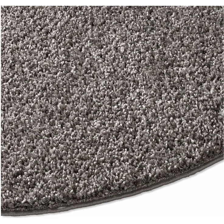 TaraCarpet Langflor-Teppich Venezia Shaggy, rechteckig, Höhe: 35 mm, Hochflor Shaggy Uni Anthrazit Wohnzimmer Schlafzimmer 060x090 cm – Bild 3