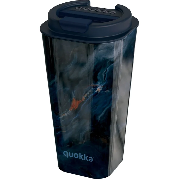 Isolierbecher Wiederverwendbarer Trinkbecher Doppelwandiger Thermobecher 450 ml Dunkler Stein – Bild 1