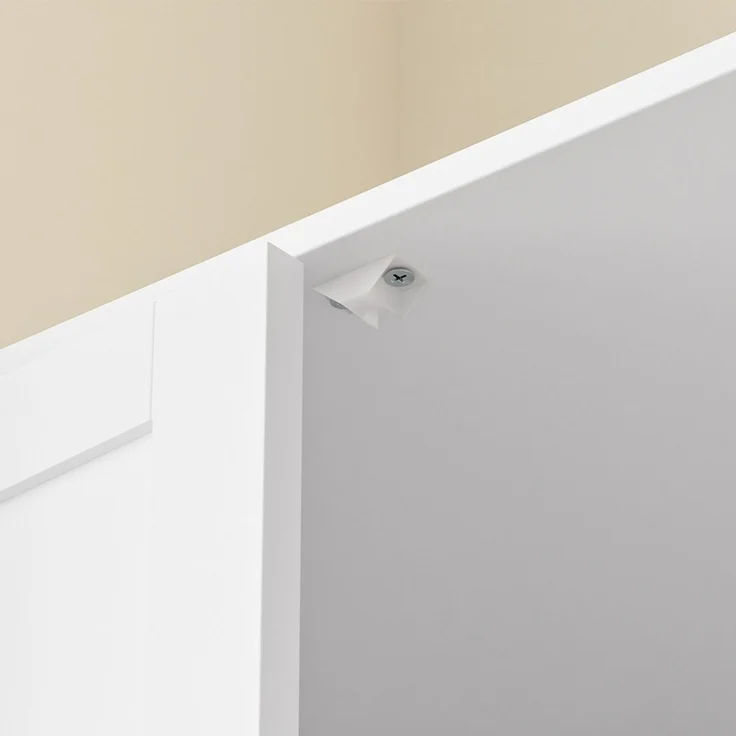 SoBuy HAT09-E-W Stauraum-Schrank, Katzen-Toiletten-Schrank, Haustier-Organizer, Spanplatte, Melamin, Weiß, 80 x 95,5 x 45 cm – Bild 5