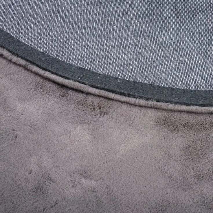 Pergamon Fellteppich Fellteppich Luxus Super Soft Plush Rund, Rund, Höhe: 25 mm – Bild 2