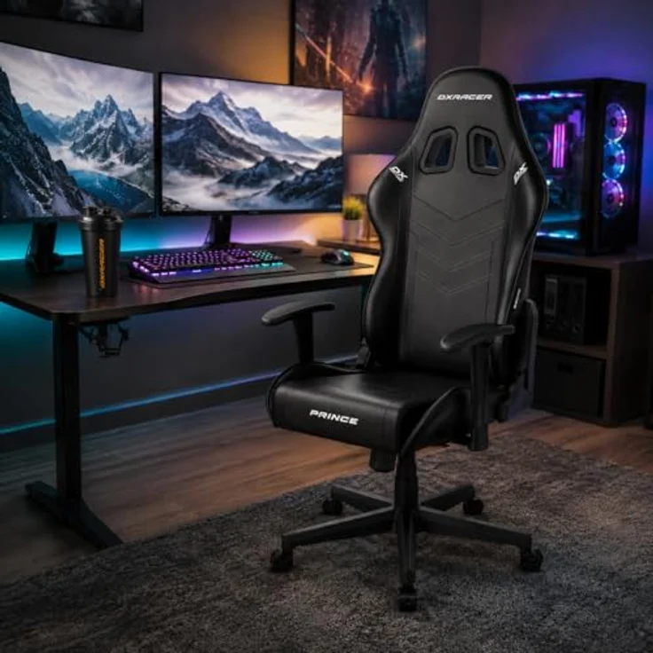 DXRacer Gaming-Stuhl Prince Büro- und Gamingstuhl – Bild 3