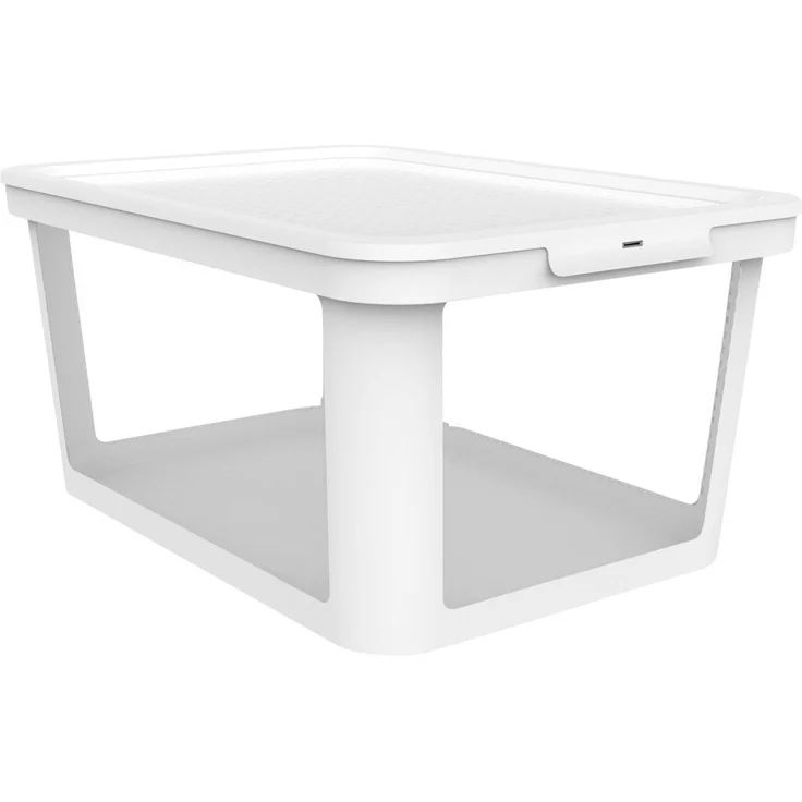 Rotho Aufbewahrungsbox mit Deckel 45 L Albris mistletoe weiß – Bild 3