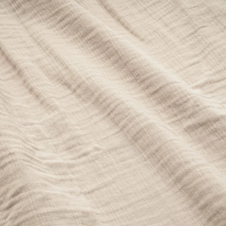 Julius Zöllner Babyschlafsack Musselin, 100% Musselin-Baumwolle / Füllung: Vlies aus 100% Polyester sand, 56/62 – Bild 5