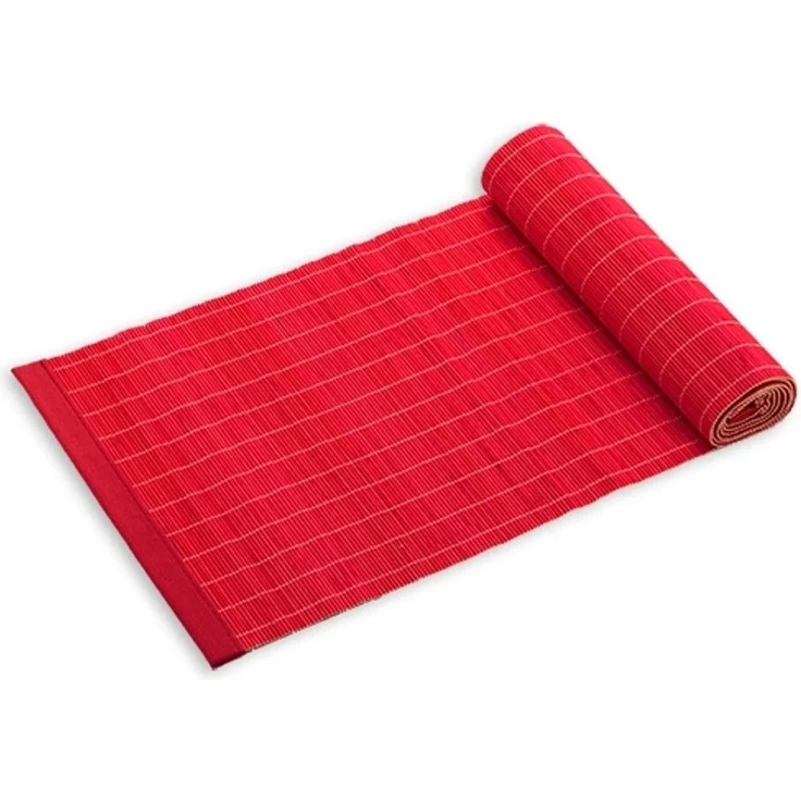 Tischläufer ROT 150 x 30 cm / Maxwell & Williams PLACESETS / Bambusläufer / ASIA Matte / Platzdecke / Bambusmatte