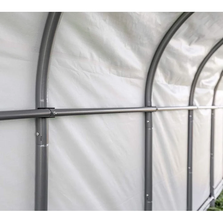 ShelterLogic Folien Weidezelt Zeltgarage Run-In-Shed | Grün | 610x670x320 cm – Bild 6