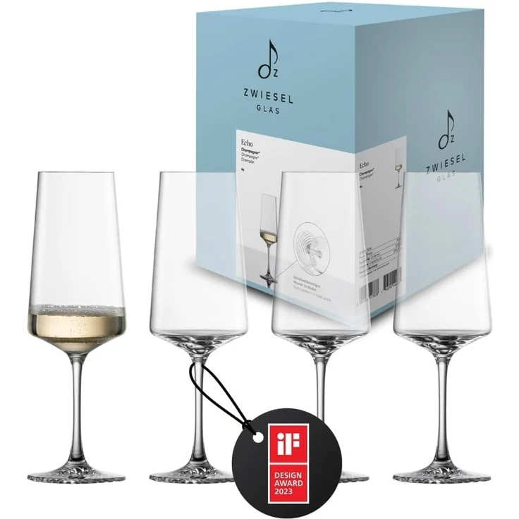 Zwiesel Glas ECHO Champagnerglas 395 ml 4er Set