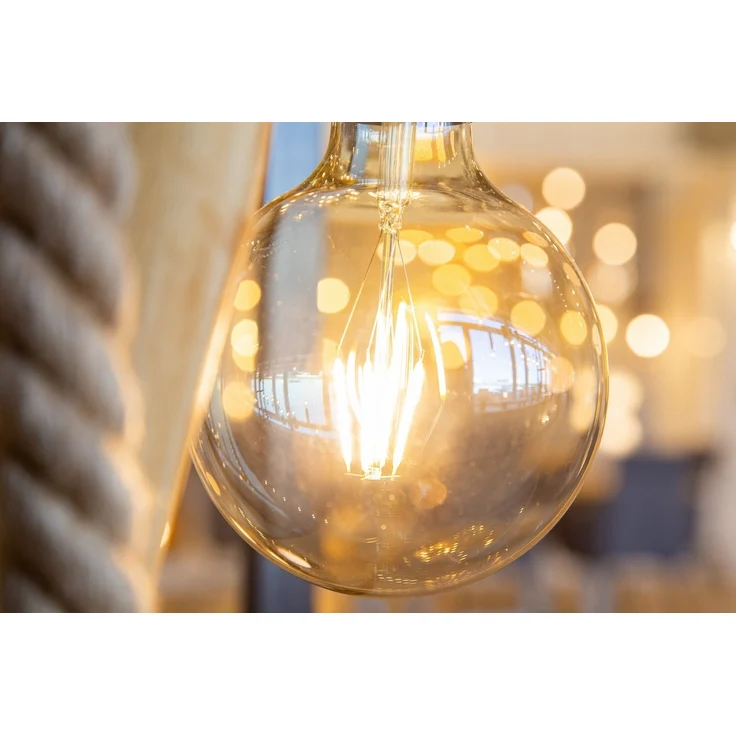 NOWA Stehlampe, Leuchtmittel nicht inklusive, Stehlampe Wohnzimmerleuchte Stehleuchte Holz braun Hanfseil E27 H 150 – Bild 3