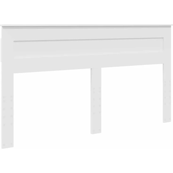 vidaXL Bettrahmen mit Kopfteil Weiß 180 x 200 cm Holzwerkstoff 3409958 – Bild 6