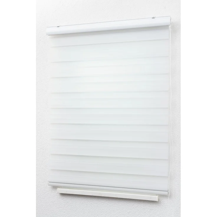 Lysel - Qualitätsdoppelrollo weiß, (B x H) 40cm x 175cm in weiß – Bild 4