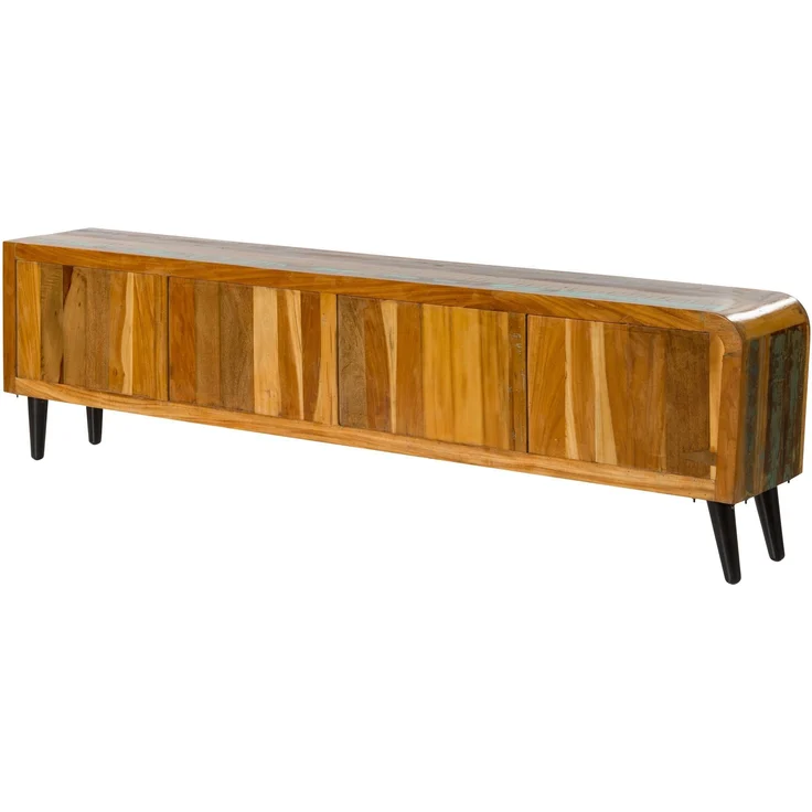 TV-Board Altholz 240 x 40 x 65 mehrfarbig lackiert SIXTIES #121 – Bild 8
