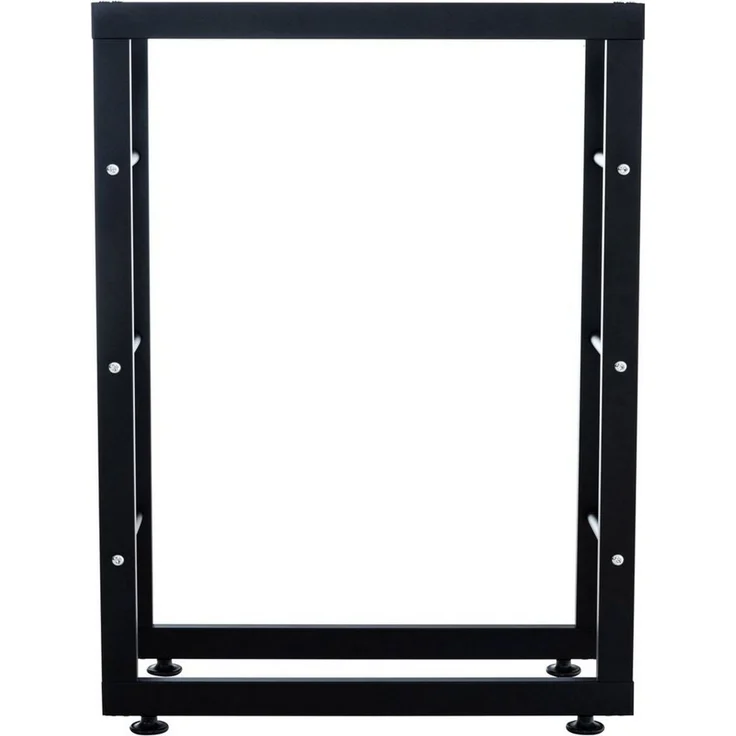TPFLiving Kaminholzregal Kerry-II handgefertigt für Innen und Außen, BxTxH:80x25x100 cm, (Kaminholzkorb - Brennholzregal - Feuerholzregal), Für Wohnzimmer, Terrasse, Balkon - Gestell: Metall Schwarz – Bild 3