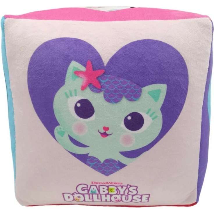 Gabby's Dollhouse Würfelkissen Gemütliches Kuschelkissen für kleine Fans – Bild 5