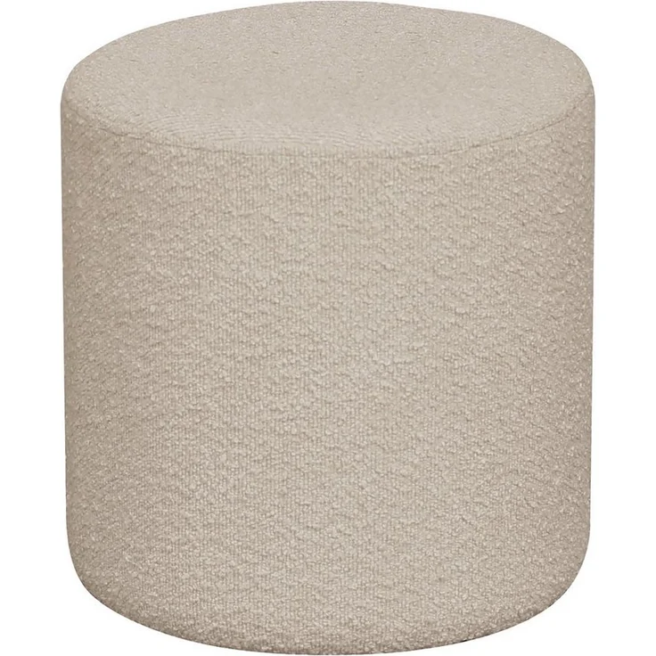 Pouf >Ejby< in Beige, Stoff - 34x36x34cm (BxHxT) – Bild 1