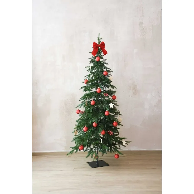 VIVANNO Künstlicher Weihnachtsbaum Kunststoff PINSAPO Konisch - Grün Naturgetreu, 90x90x180 cm