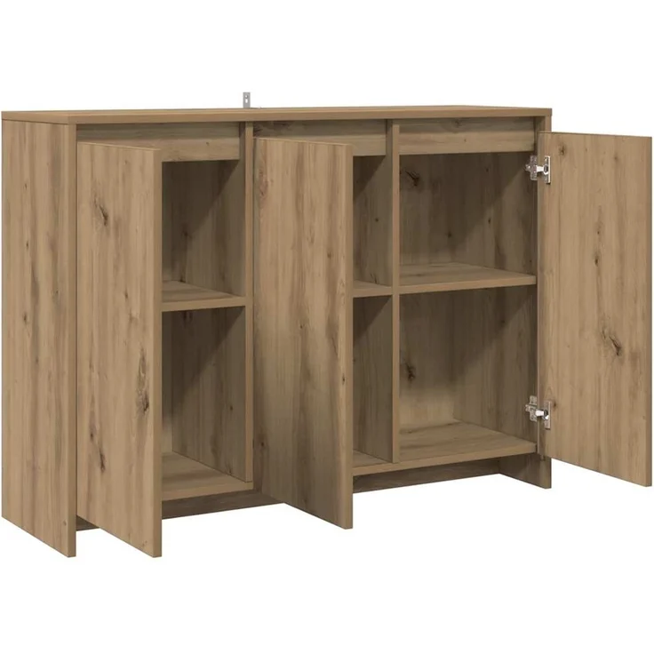 Sideboard, Kommode Artisan-Eiche 102x33x75 cm Holzwerkstoff – Bild 5