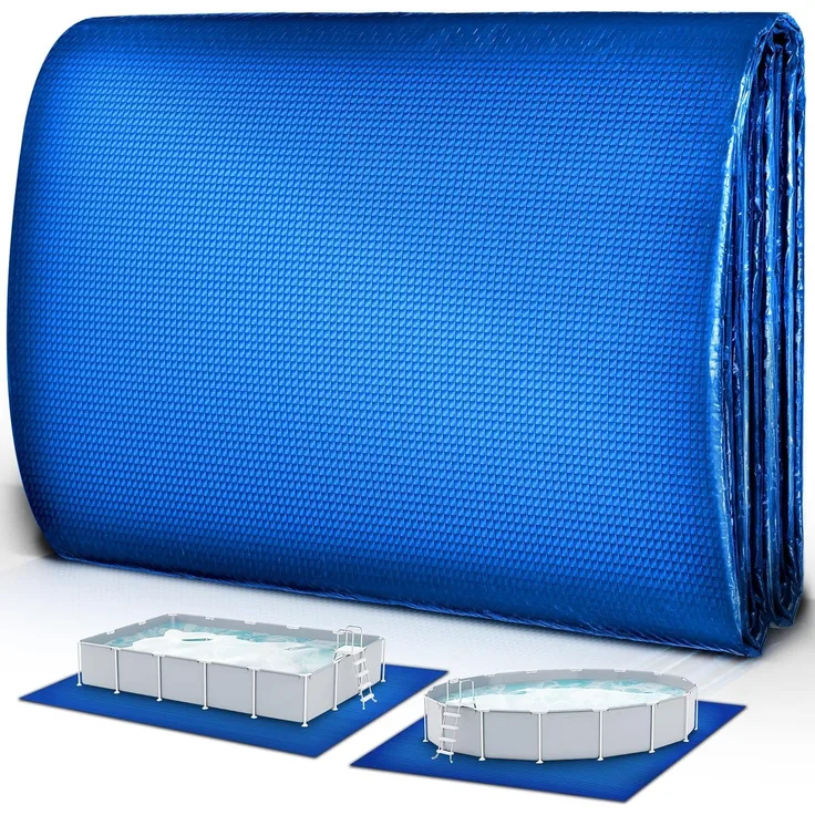 tillvex Poolunterlage Bodenplane Bodenschutzplane Rund Rechteckig Pool Bodenschutz Folie 500 x 300 cm