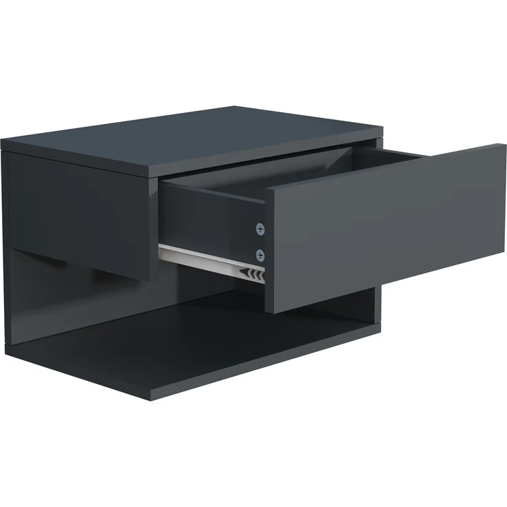 VCM Nachttisch Usal 918310 Anthrazit H. 30 x B. 45 x T. 32 cm – Bild 3