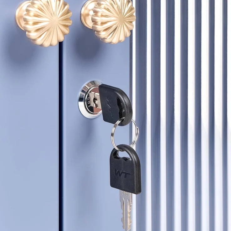 Wandschrank HARLYN 60 cm Metall Blau – Bild 7
