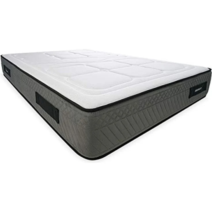 DUÉRMETE ONLINE Viskoelastische Matratze, Mylos Biogel, Höhe 28 cm, fest und bequem, milbendicht und hypoallergen, thermoregulierend, HR, 90 x 180 cm – Bild 1